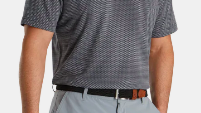 Jacquard Dot Lisle Self Collar